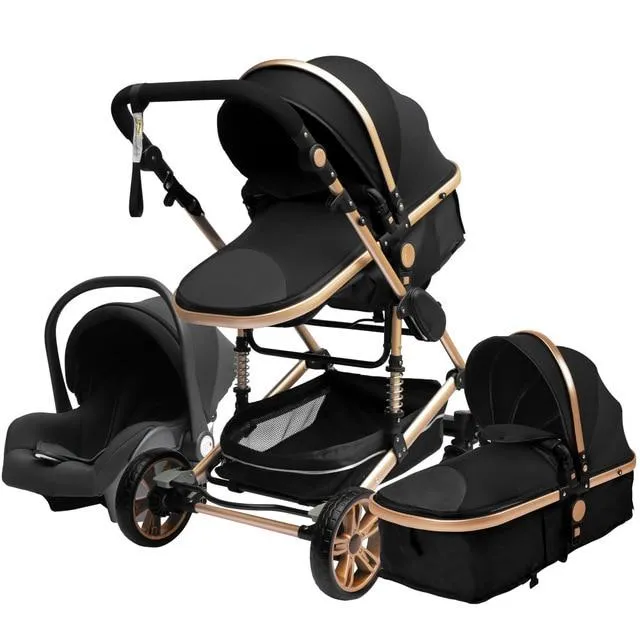 Luxury 3-in-1 Baby Stroller