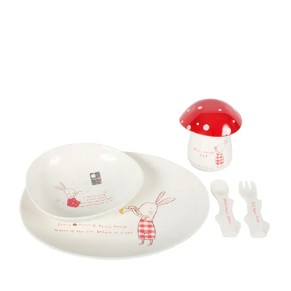 Maileg Bunny Honey Melamine Set 6 parts