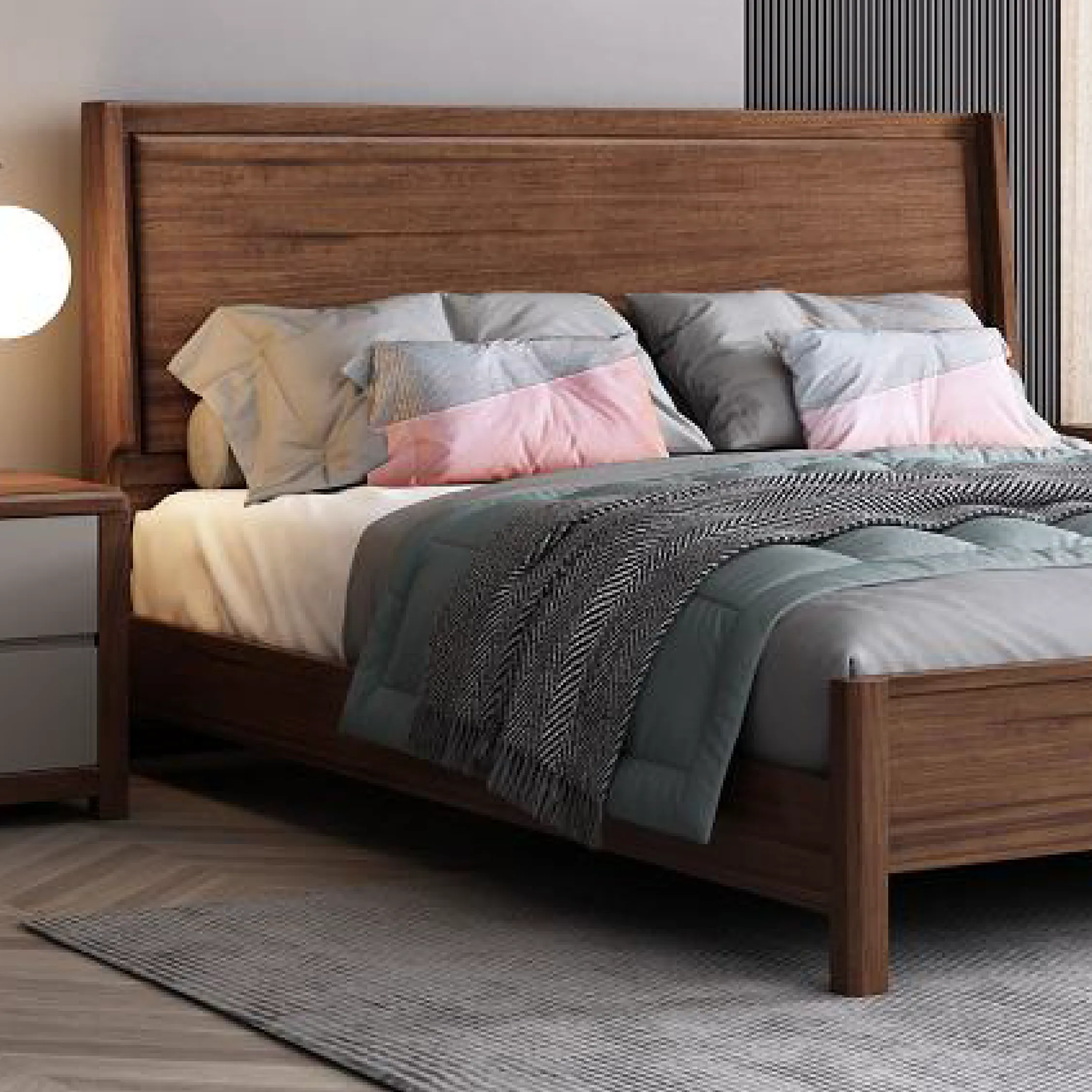 Mayfair Walnut Bed