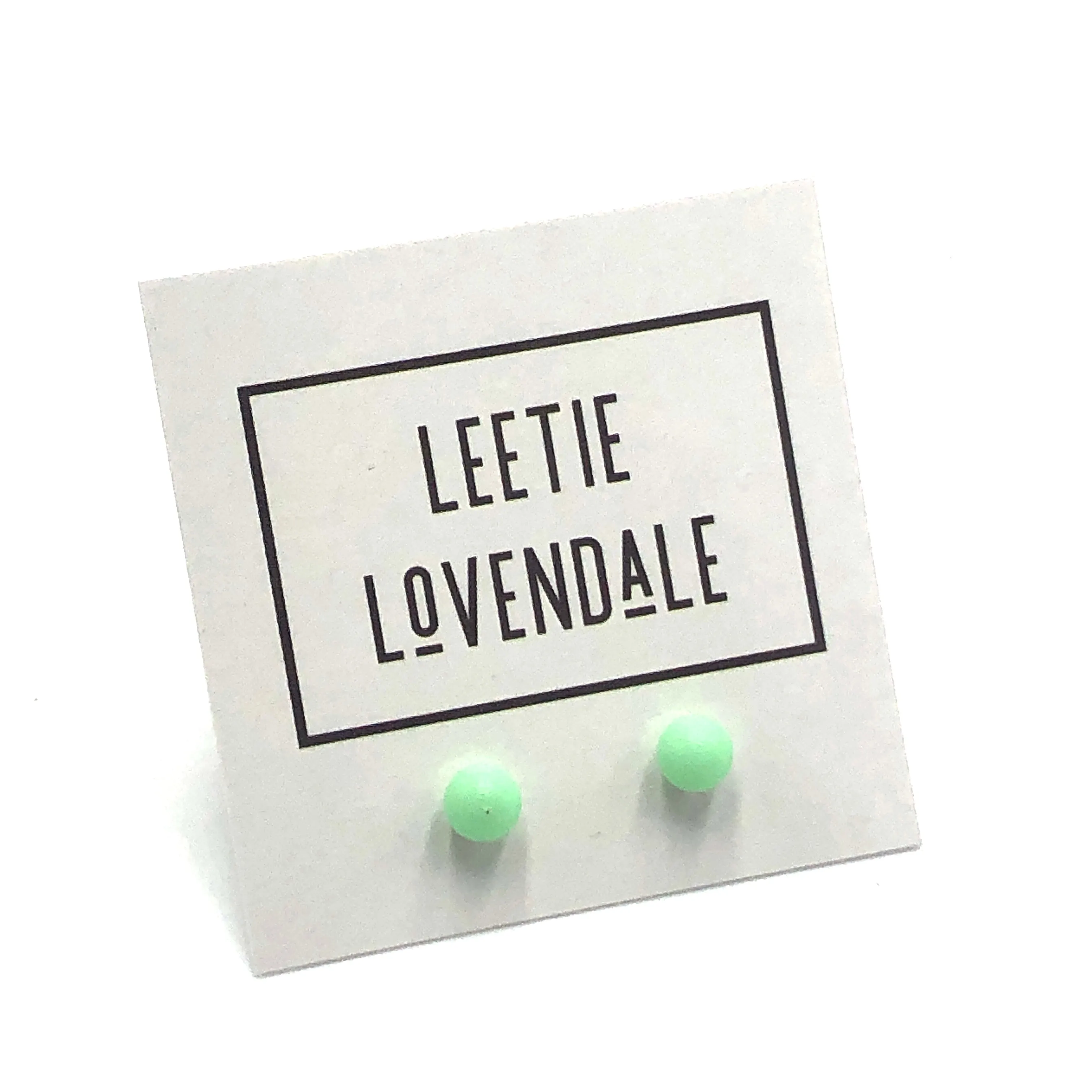 Mint Stud Earrings