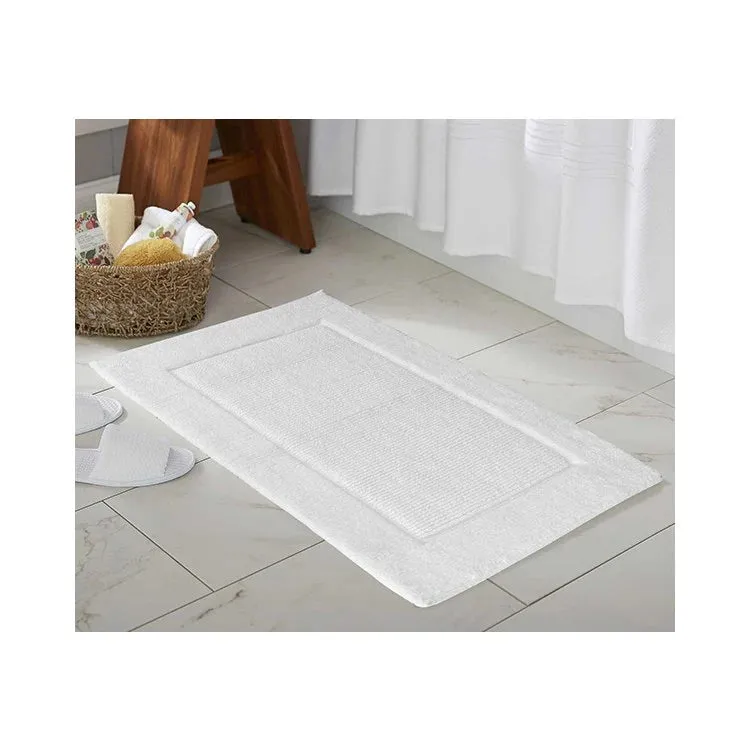 Moda Prima Super-Soft Cotton Bath Mat - 21" x 34" – White