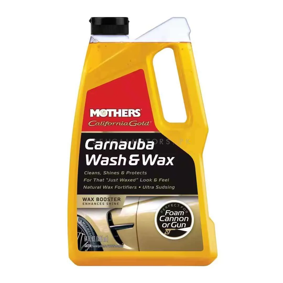 Mothers California Gold Carnuba Wash Wax - 1892ML (05674) - Car Glossy Shampoo Cleaning Agent