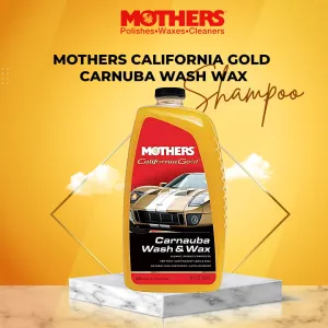 Mothers California Gold Carnuba Wash Wax - 1892ML (05674) - Car Glossy Shampoo Cleaning Agent