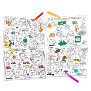 Nibbles by Nom SG Edition Silicone Colouring Mat