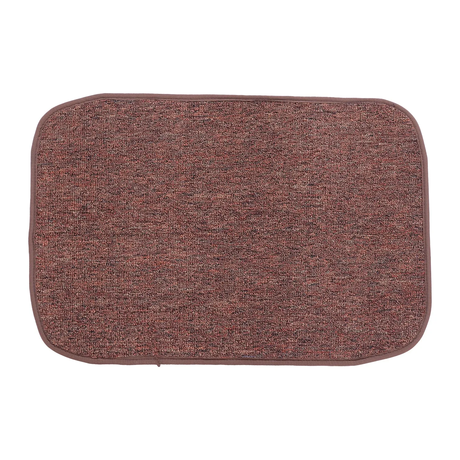 OnlyMat Soft Quickdry Plain Brown Mat  (40cm x  60cm x 8mm)