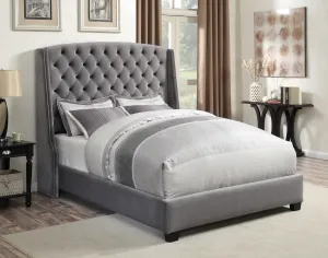 Pissarro Full Tufted Upholstered Bed Grey - 300515F