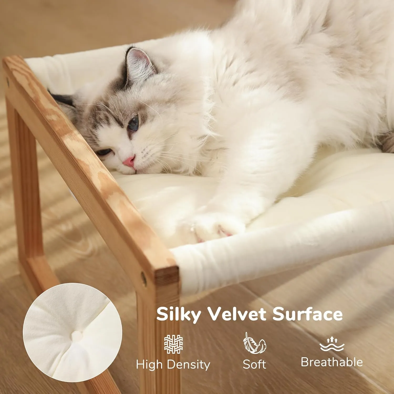 Plush Velvet Cat Beds for Indoor Cats