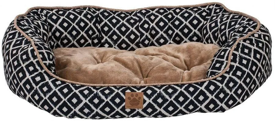 Precision Pet Ikat Snoozzy Daydream Pet Bed Navy - 32" x 25"