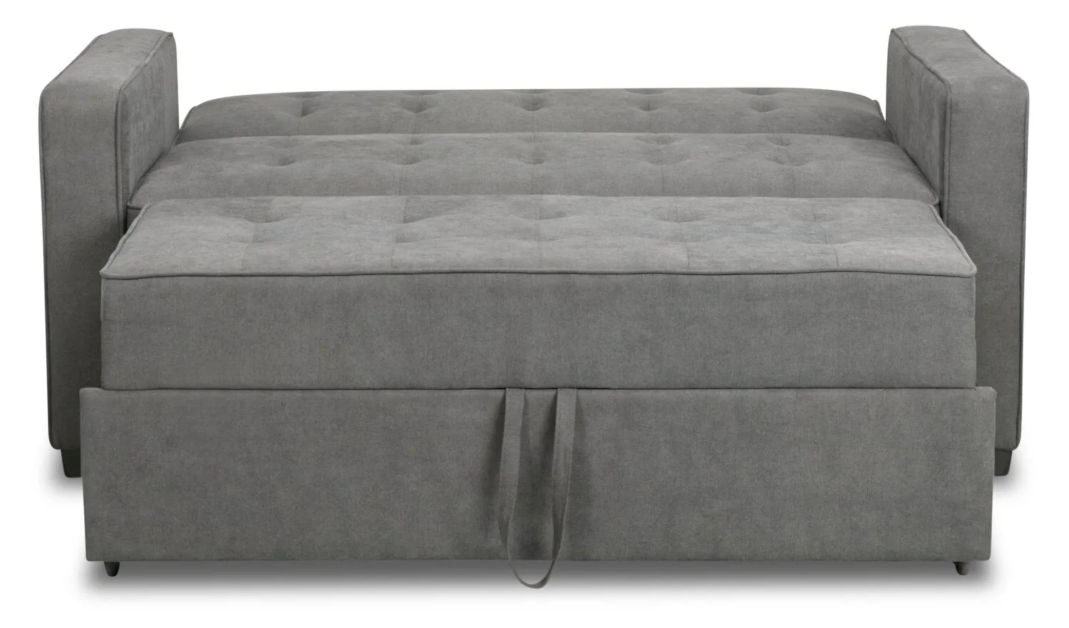 Reilly Velvet Futon - Grey