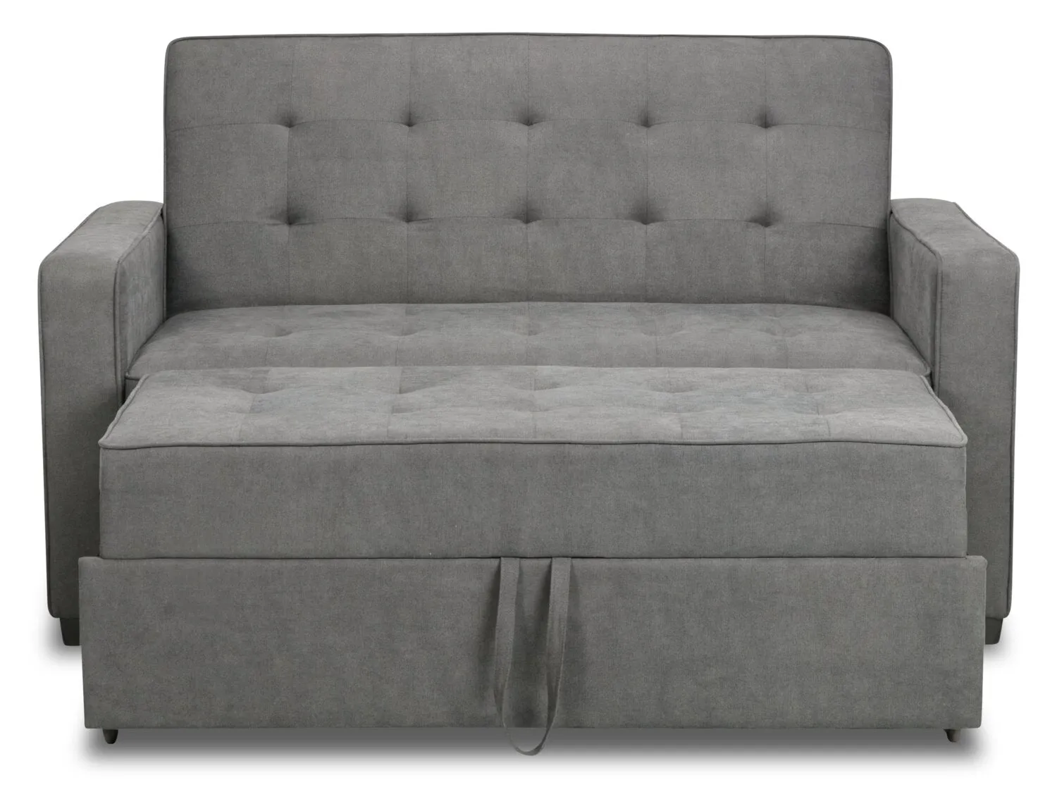 Reilly Velvet Futon - Grey