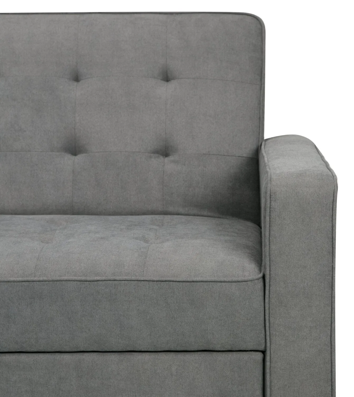 Reilly Velvet Futon - Grey