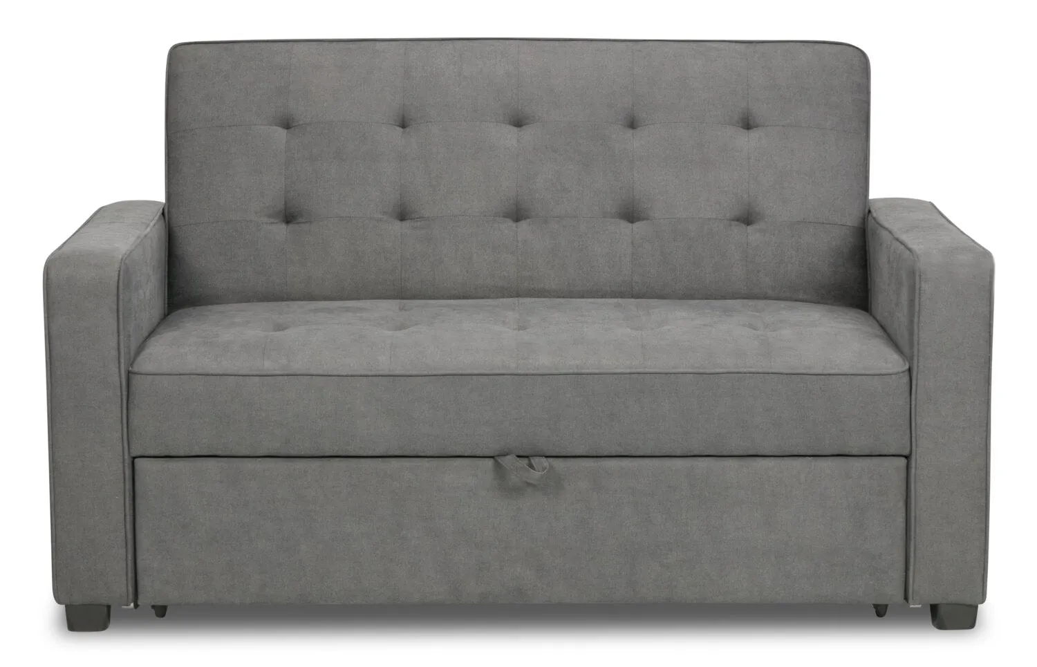 Reilly Velvet Futon - Grey