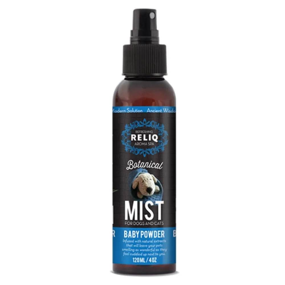 Reliq Botanical Mist Baby Powder Pet Spray 120ml