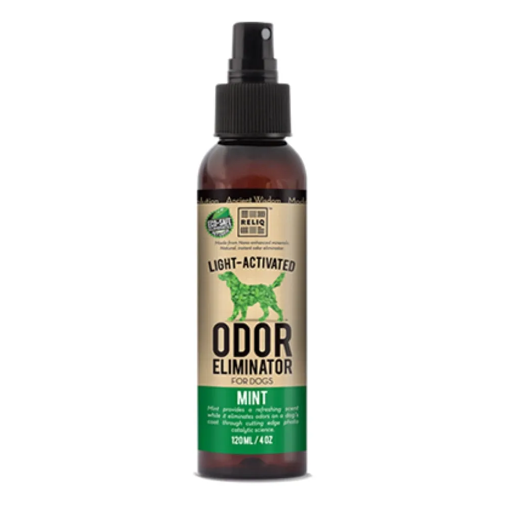 Reliq Light-Activated Mint Odor Eliminator Dog Spray 120ml