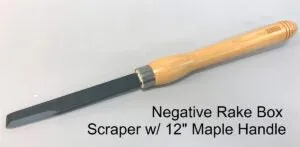 ROBUST NEGATIVE RAKE BOX SCRAPER – HANDLED