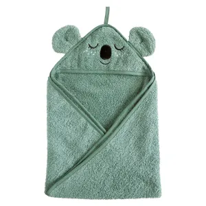 Roommate Kids Grey Organic Hooded Towel - Koala