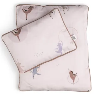 Sebra Doll's Bed Linen Teeny Toes Pink