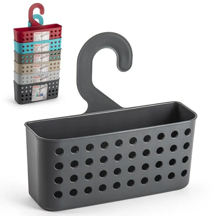 Shower Hanging Storage Basket - Assorted Colours - 26 x 8 x 24cm