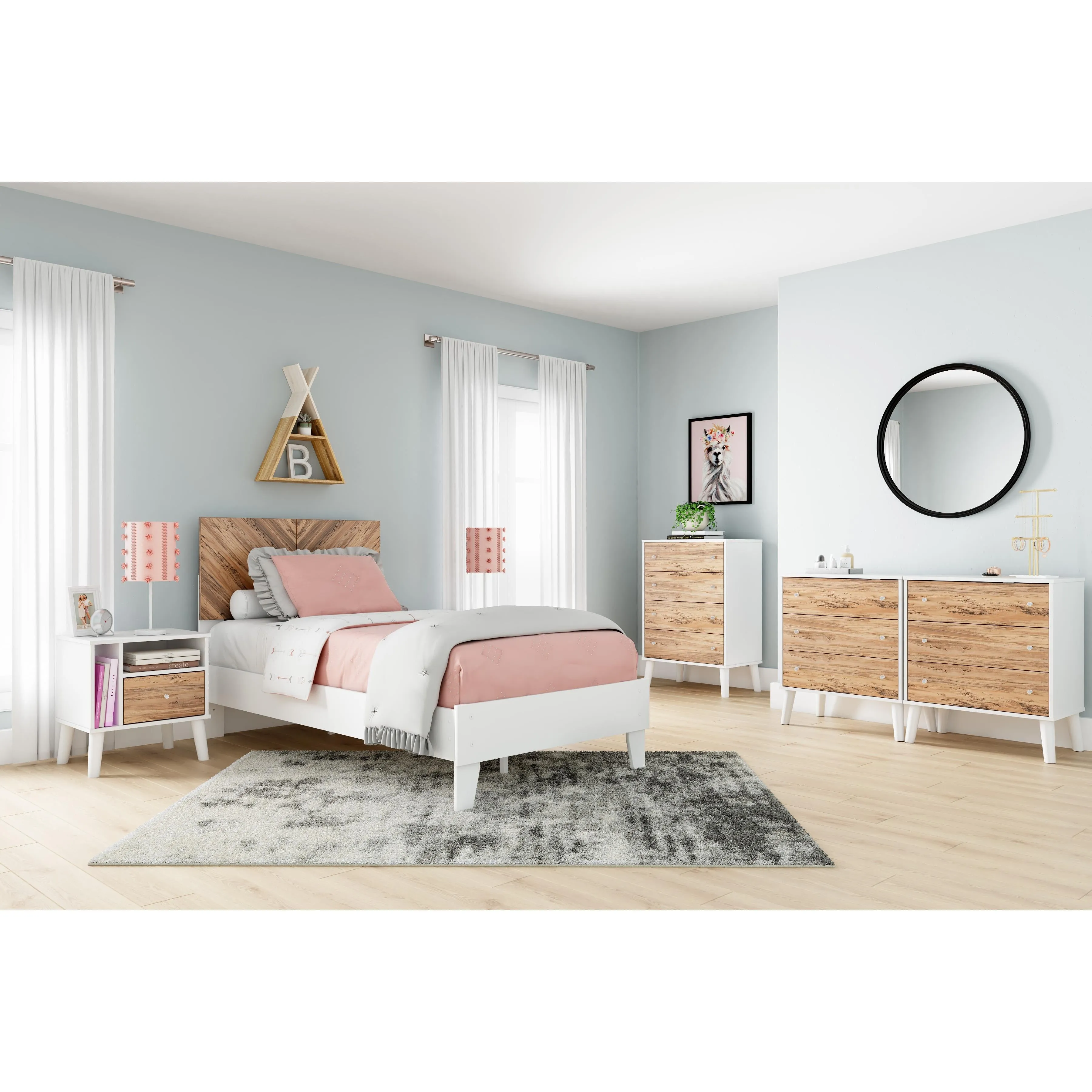 Signature Design by Ashley Piperton EB1221-111 Twin Platform Bed