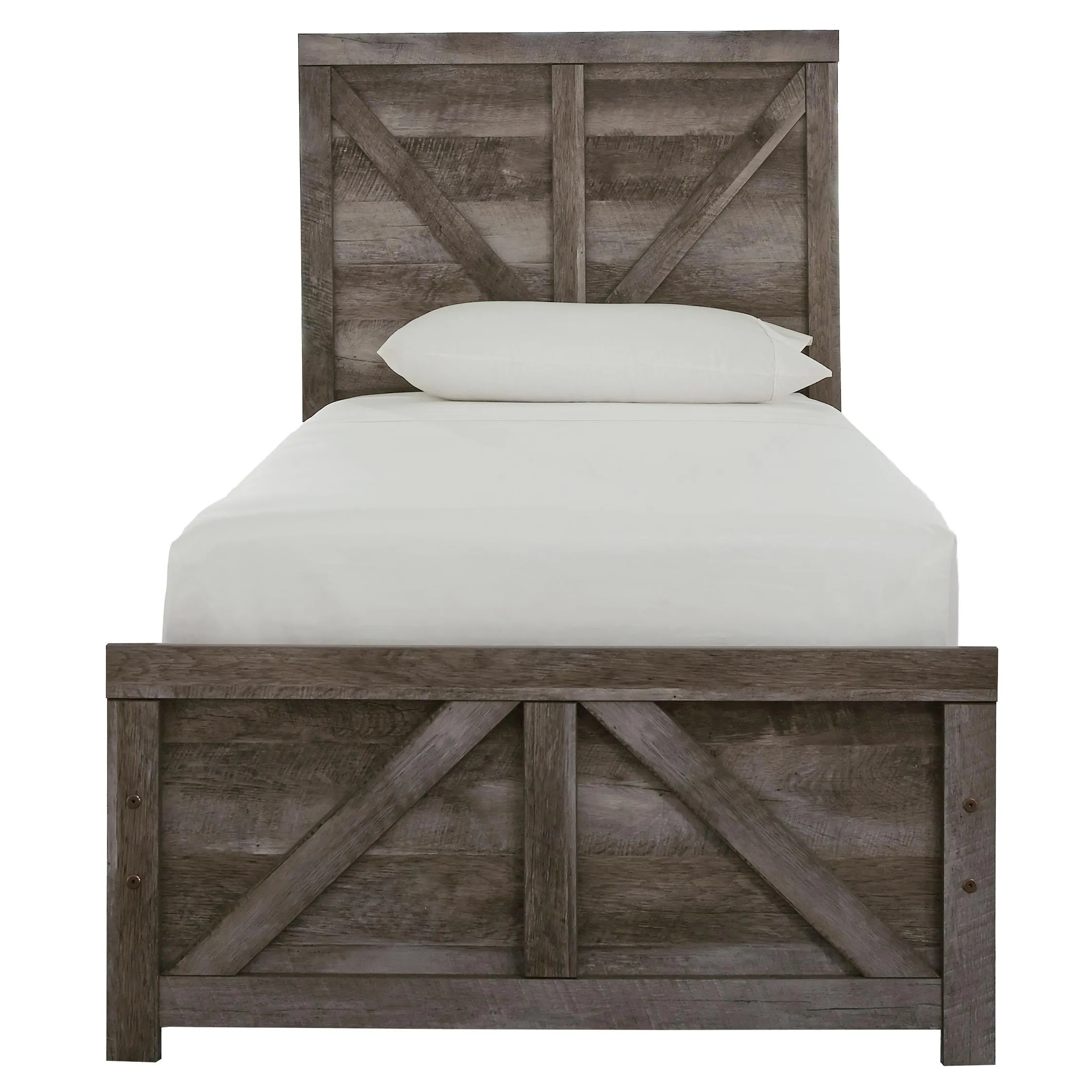 Signature Design by Ashley Wynnlow B440B16 Twin Crossbuck Panel Bed