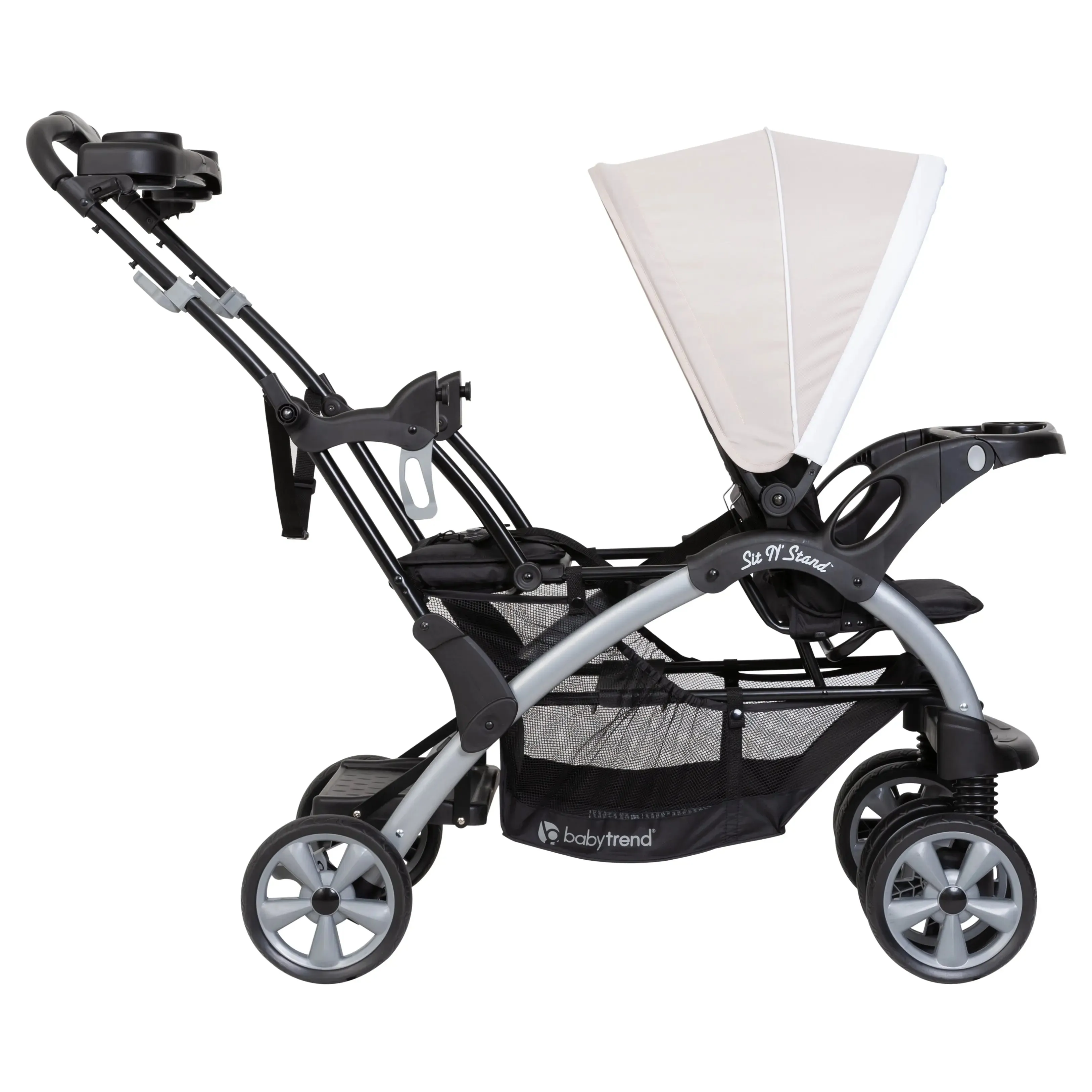 Sit N' Stand® Double Stroller - Modern Khaki (VM Innovations Exclusive)