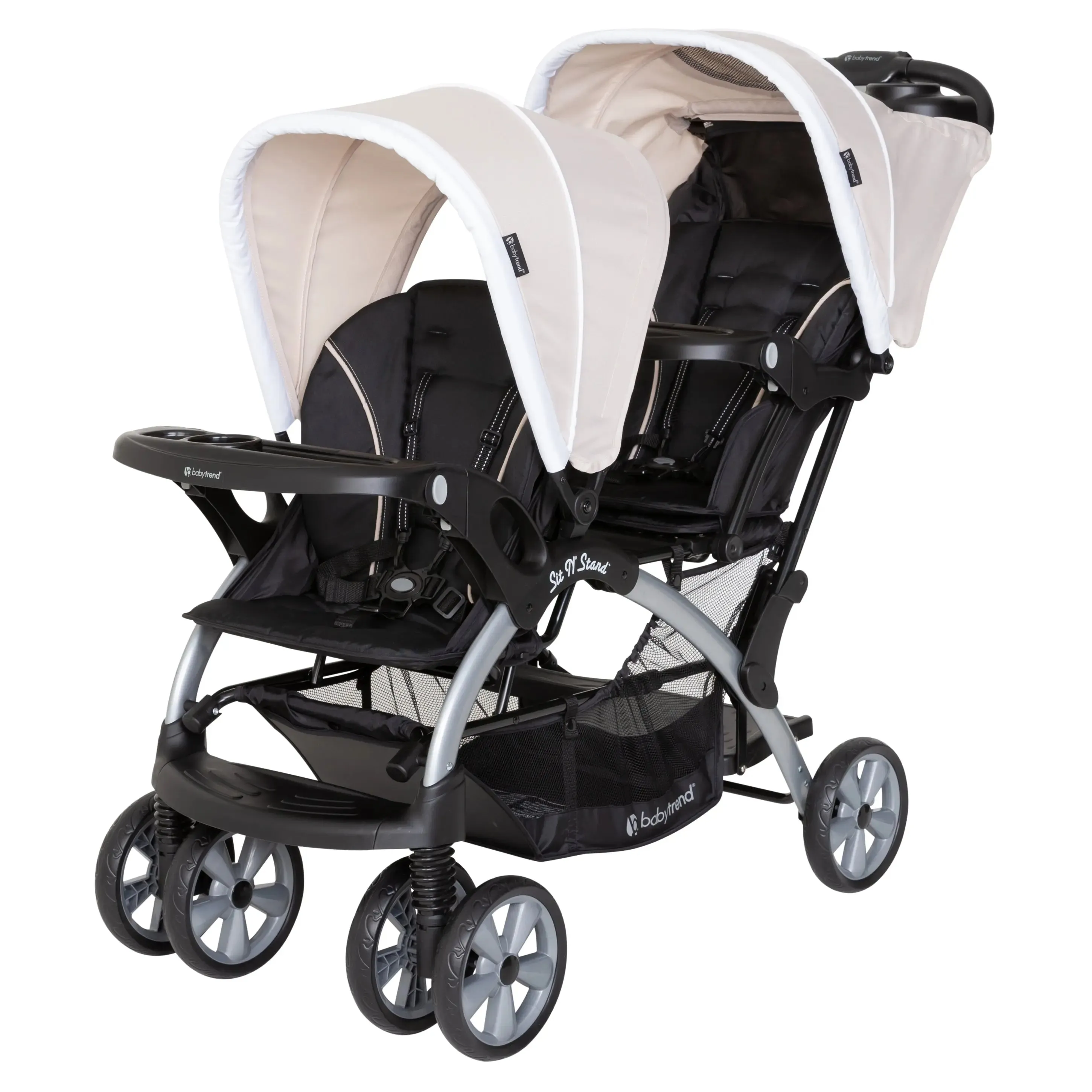 Sit N' Stand® Double Stroller - Modern Khaki (VM Innovations Exclusive)