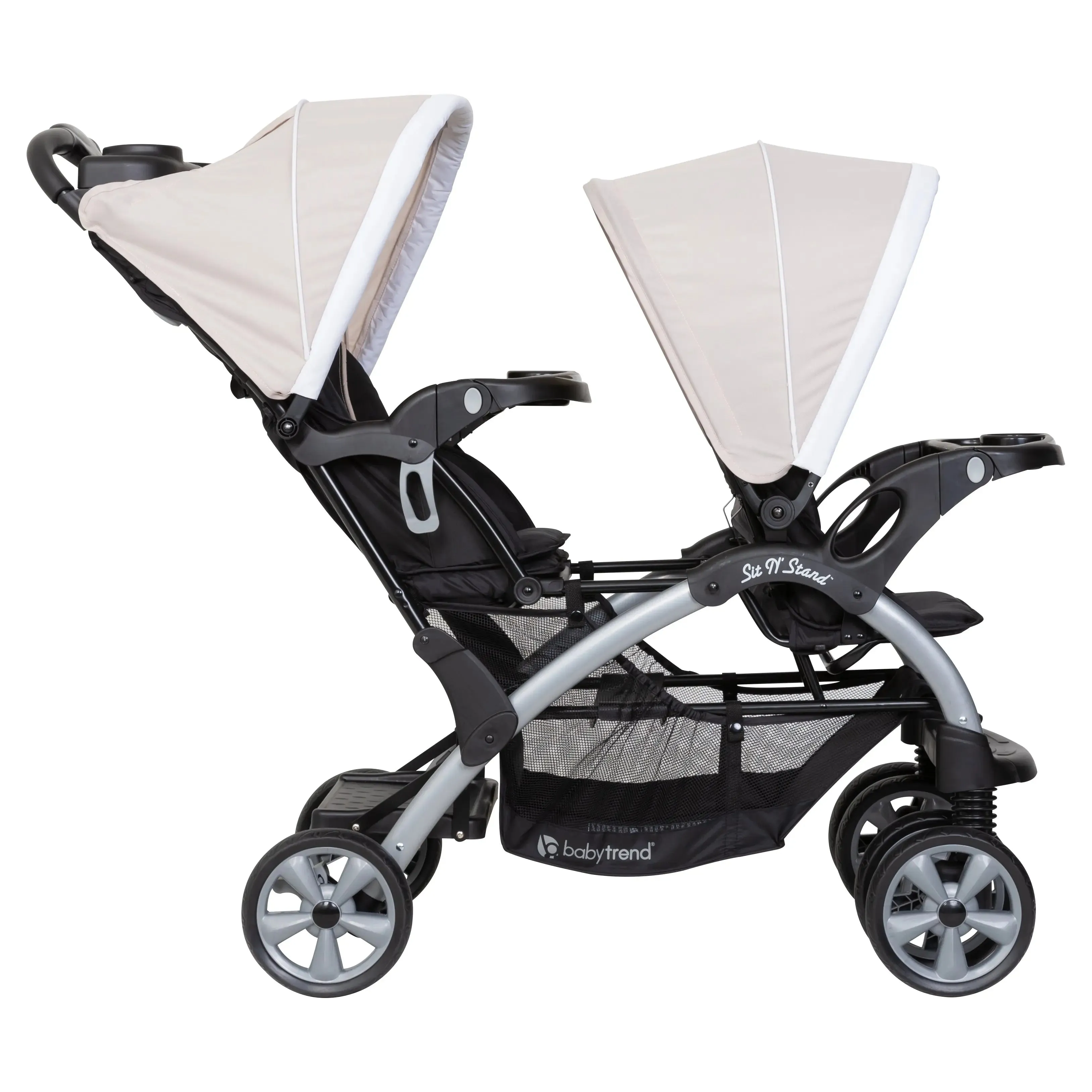 Sit N' Stand® Double Stroller - Modern Khaki (VM Innovations Exclusive)