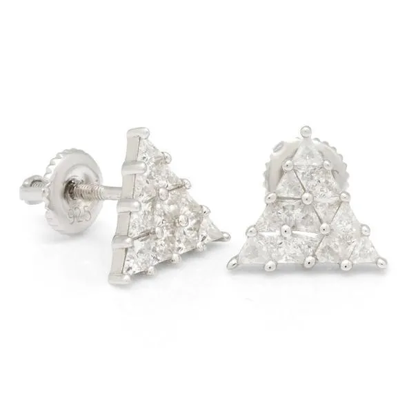 Sterling Silver Trinus Earrings