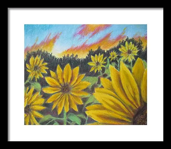 Sunflower Hue - Framed Print