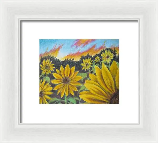 Sunflower Hue - Framed Print