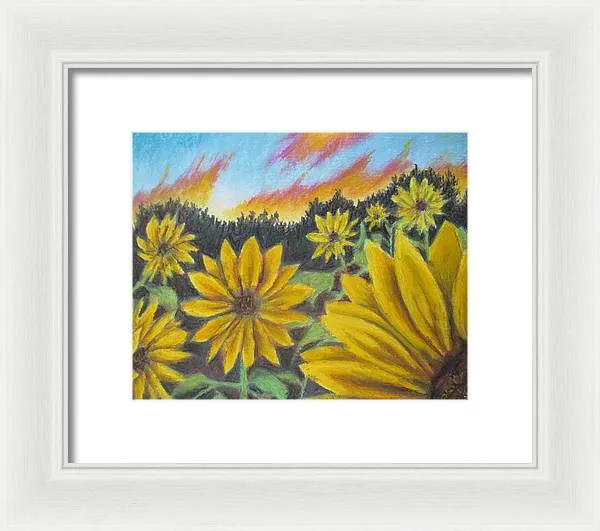 Sunflower Hue - Framed Print