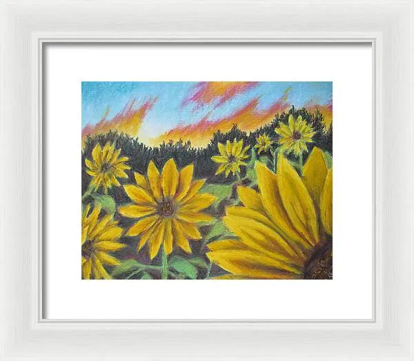 Sunflower Hue - Framed Print