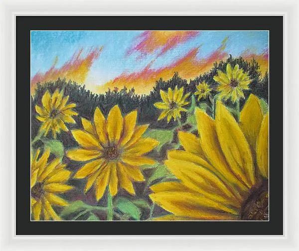 Sunflower Hue - Framed Print