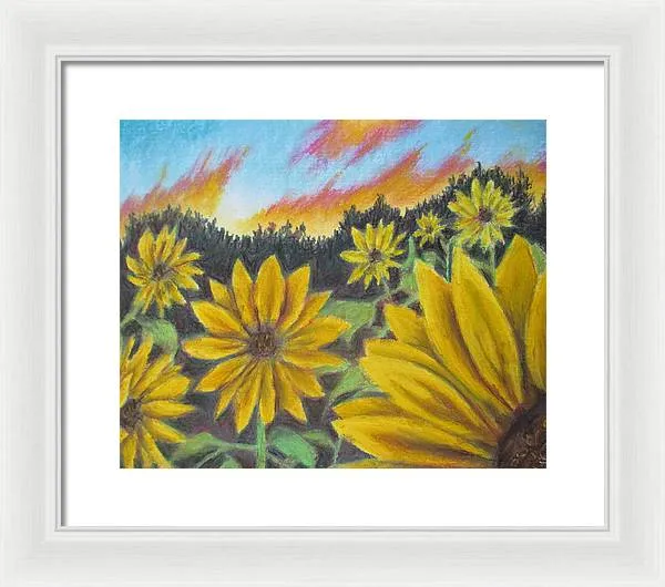 Sunflower Hue - Framed Print