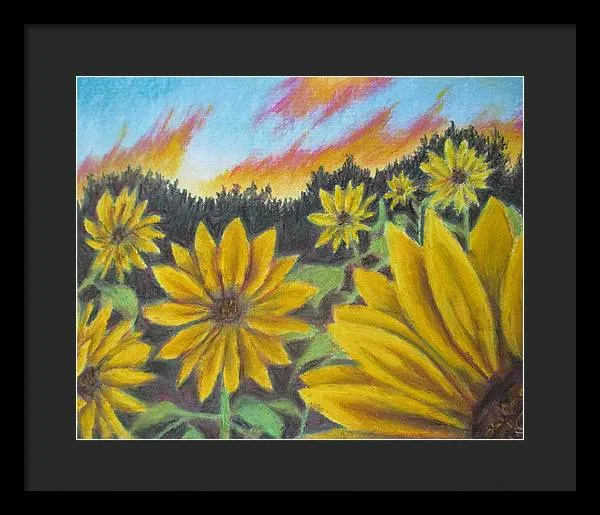 Sunflower Hue - Framed Print