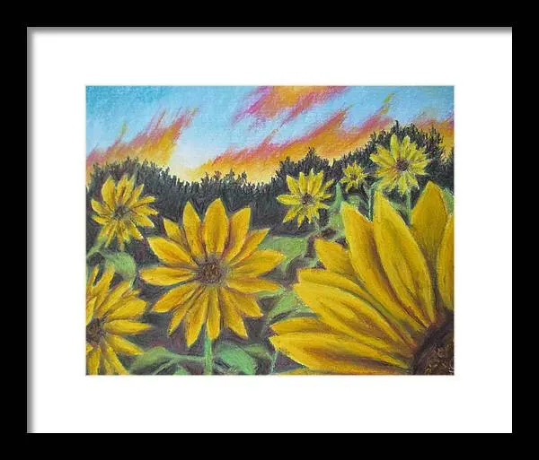 Sunflower Hue - Framed Print