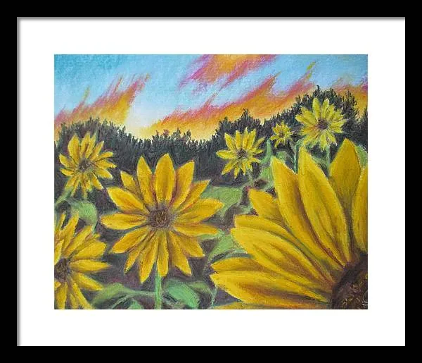 Sunflower Hue - Framed Print