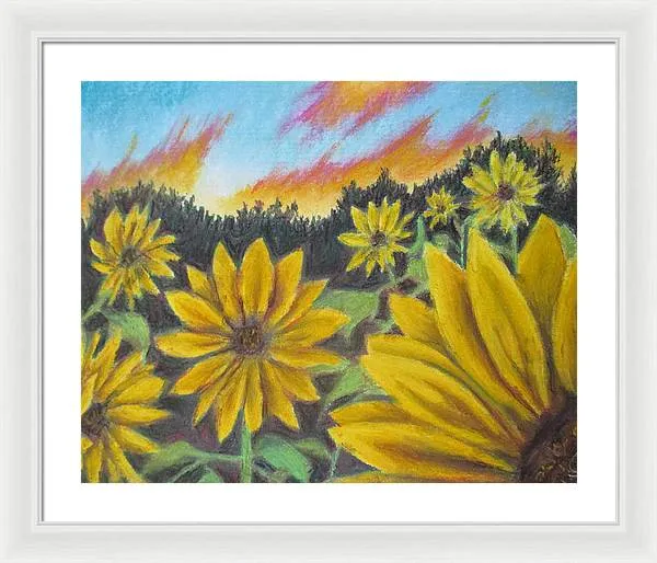 Sunflower Hue - Framed Print