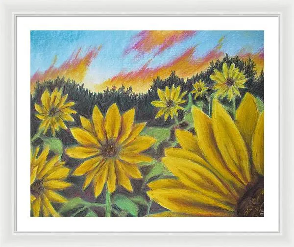 Sunflower Hue - Framed Print