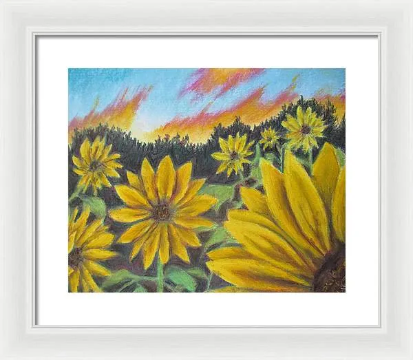 Sunflower Hue - Framed Print