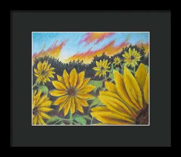 Sunflower Hue - Framed Print