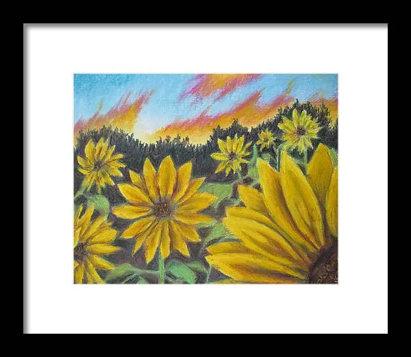 Sunflower Hue - Framed Print