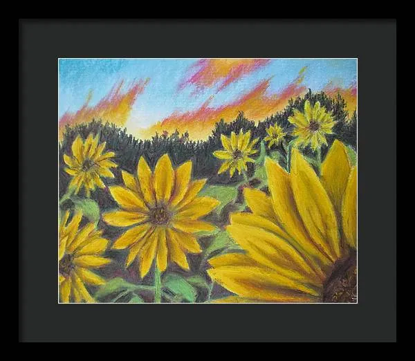 Sunflower Hue - Framed Print