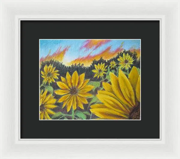 Sunflower Hue - Framed Print