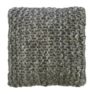 Superknit Cushion - Grey Melange (45cm)