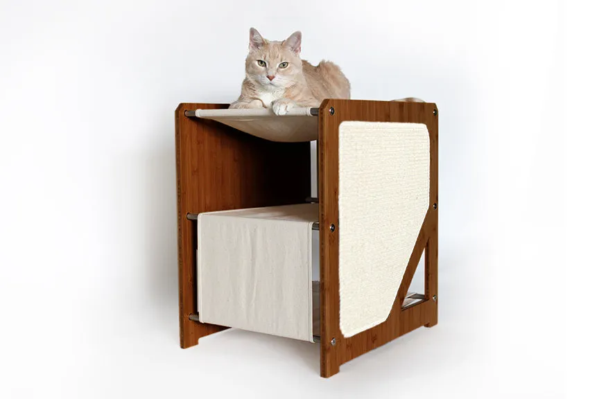 The Grotto - A Cat Tree for Small Spaces