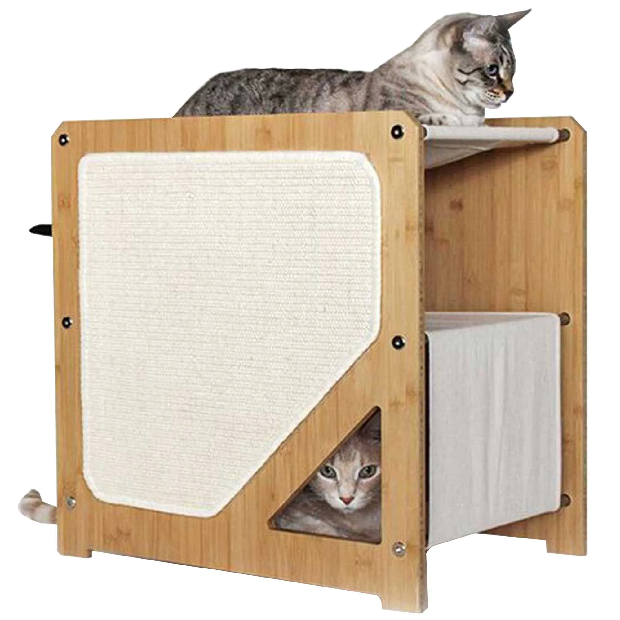 The Grotto - A Cat Tree for Small Spaces