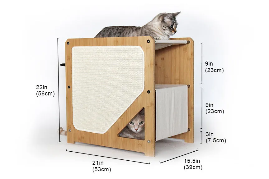 The Grotto - A Cat Tree for Small Spaces