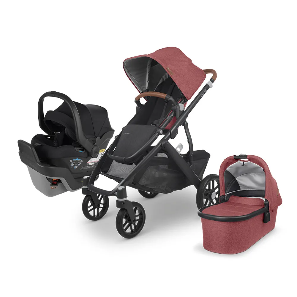 UPPAbaby Vista V2 Stroller Bundle With Mesa Max Infant Car Seat